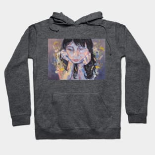 Lady in Thoughts Hoodie